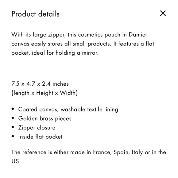 Louis Vuitton Cosmetic Pouch - Picture 5 of 11